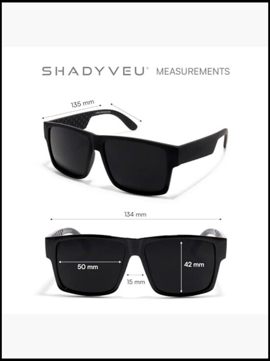 Plastic Frame UV400 Shield Sunglasses for Driving and Privacy